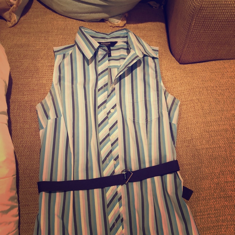 Express dress with collar